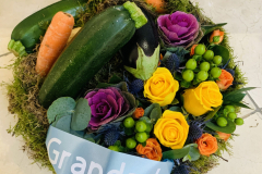 Vegetable floral arrangement