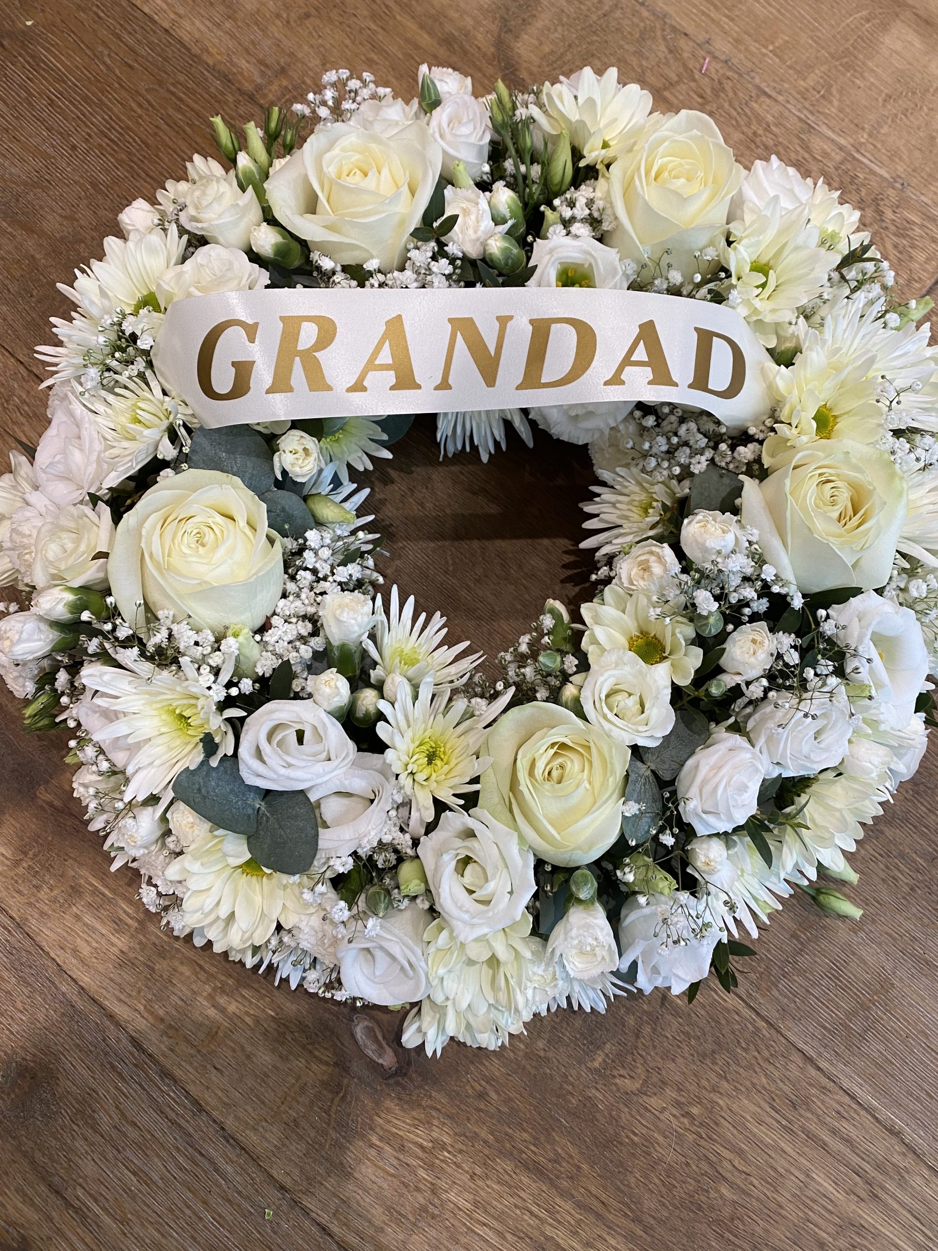 funeral-graveside-wreath-enchanted-rose-florist-derby