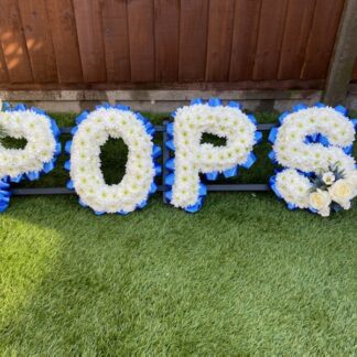 Funeral Letters- Based Flowers