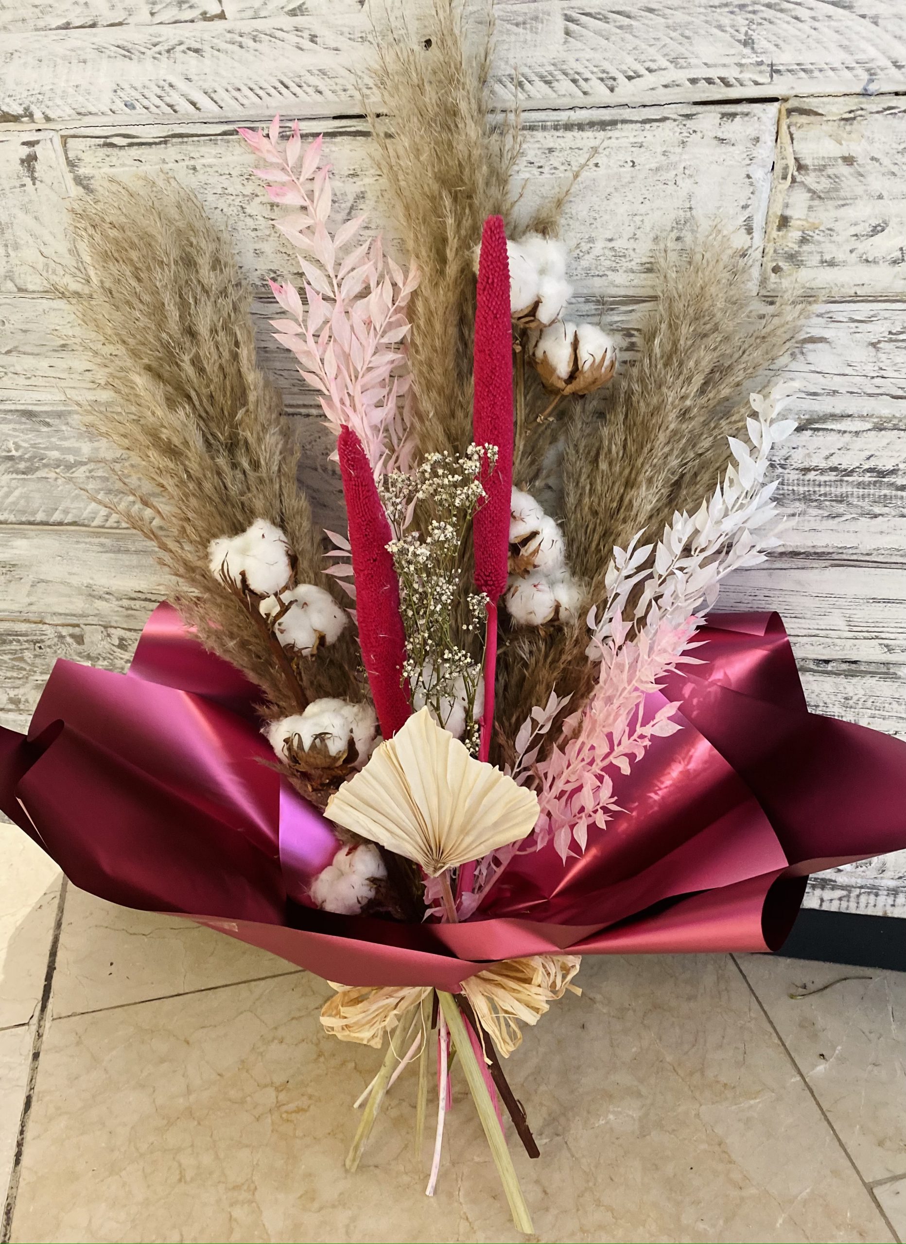 Blushing Pink ~ Dried Bouquet