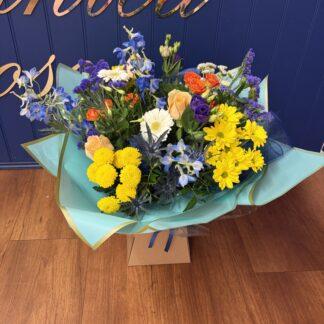 Blueberry Mix Flower Bouquet