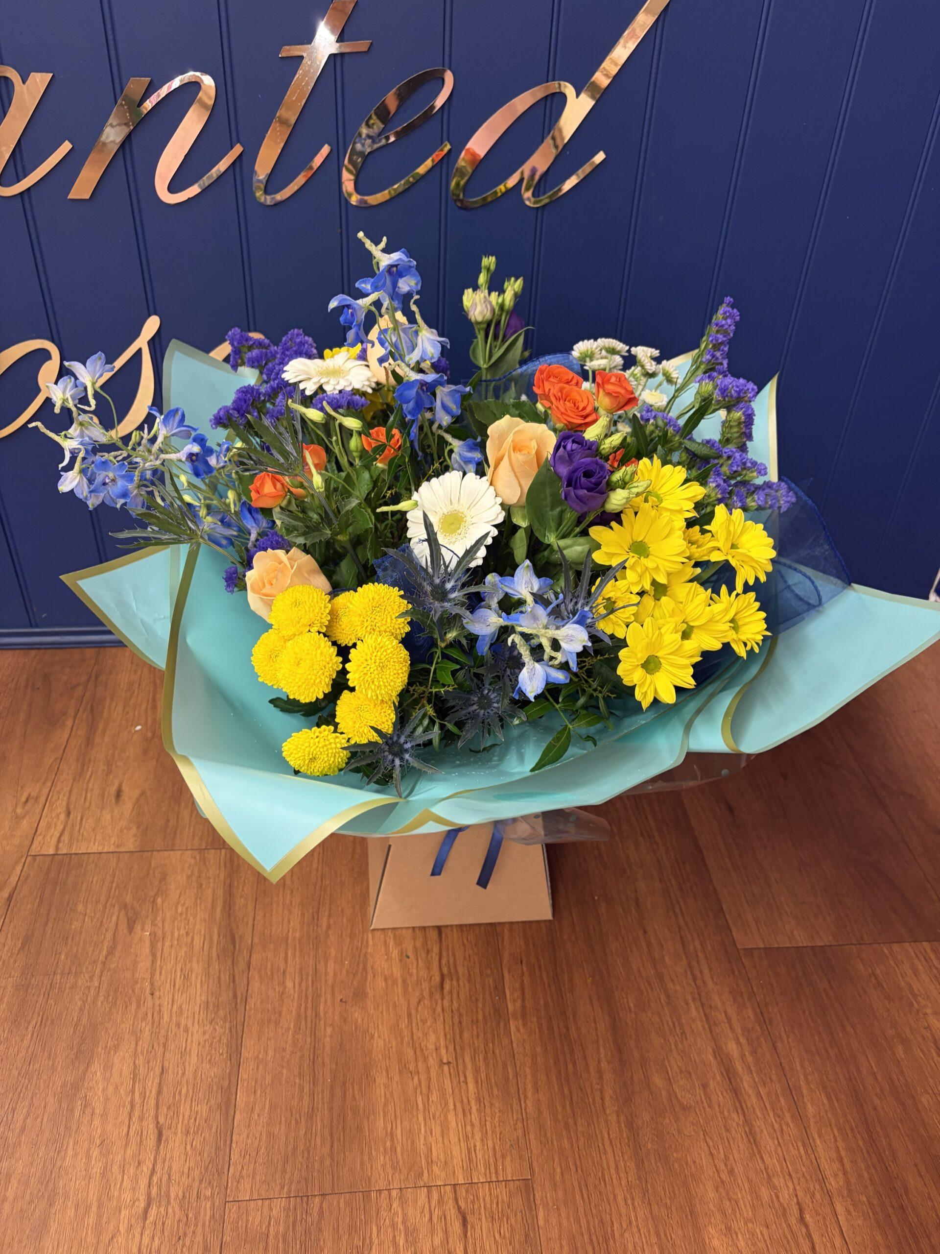Blueberry Mix Flower Bouquet