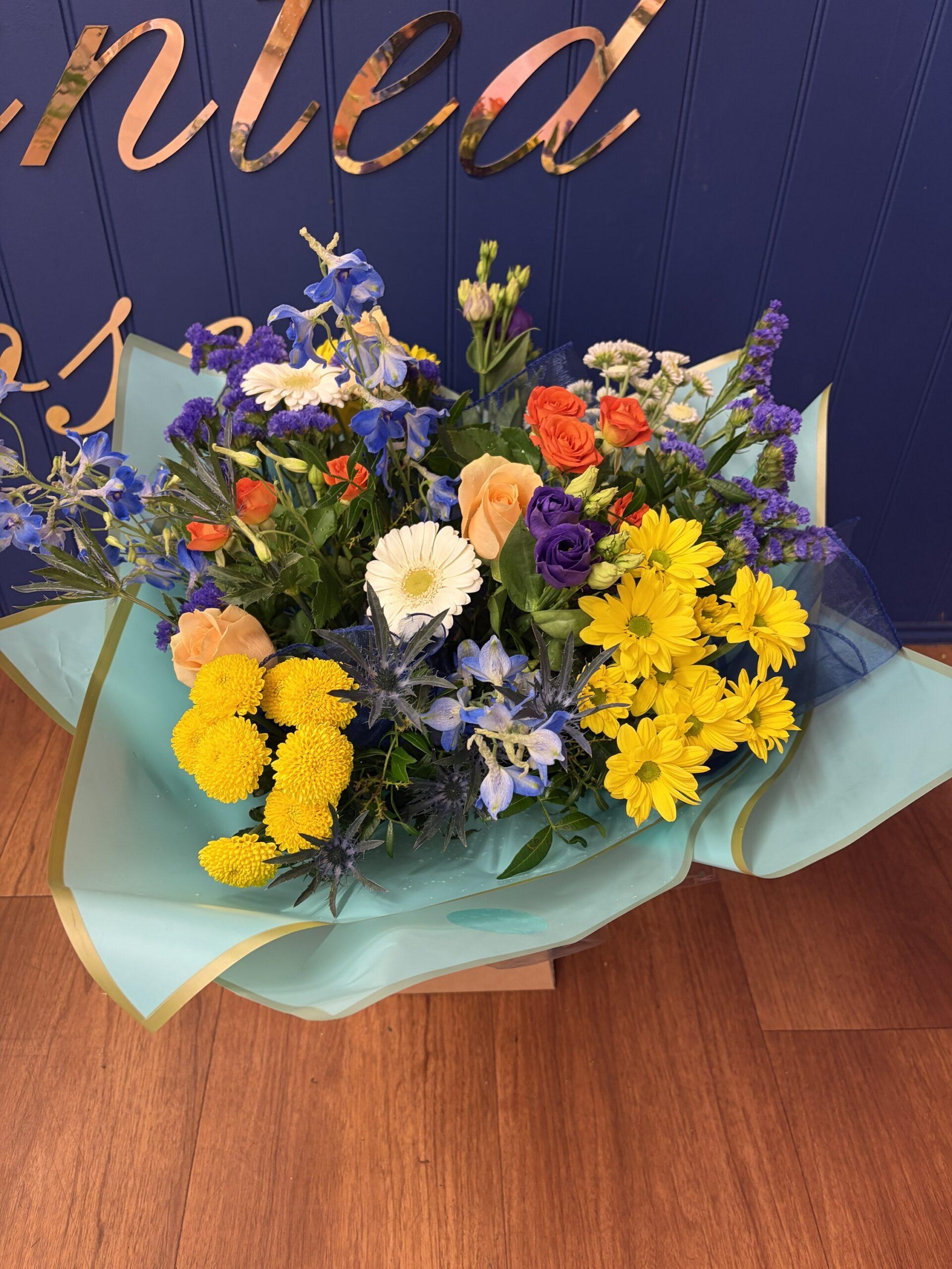 Blueberry Mix Flower Bouquet - Image 2