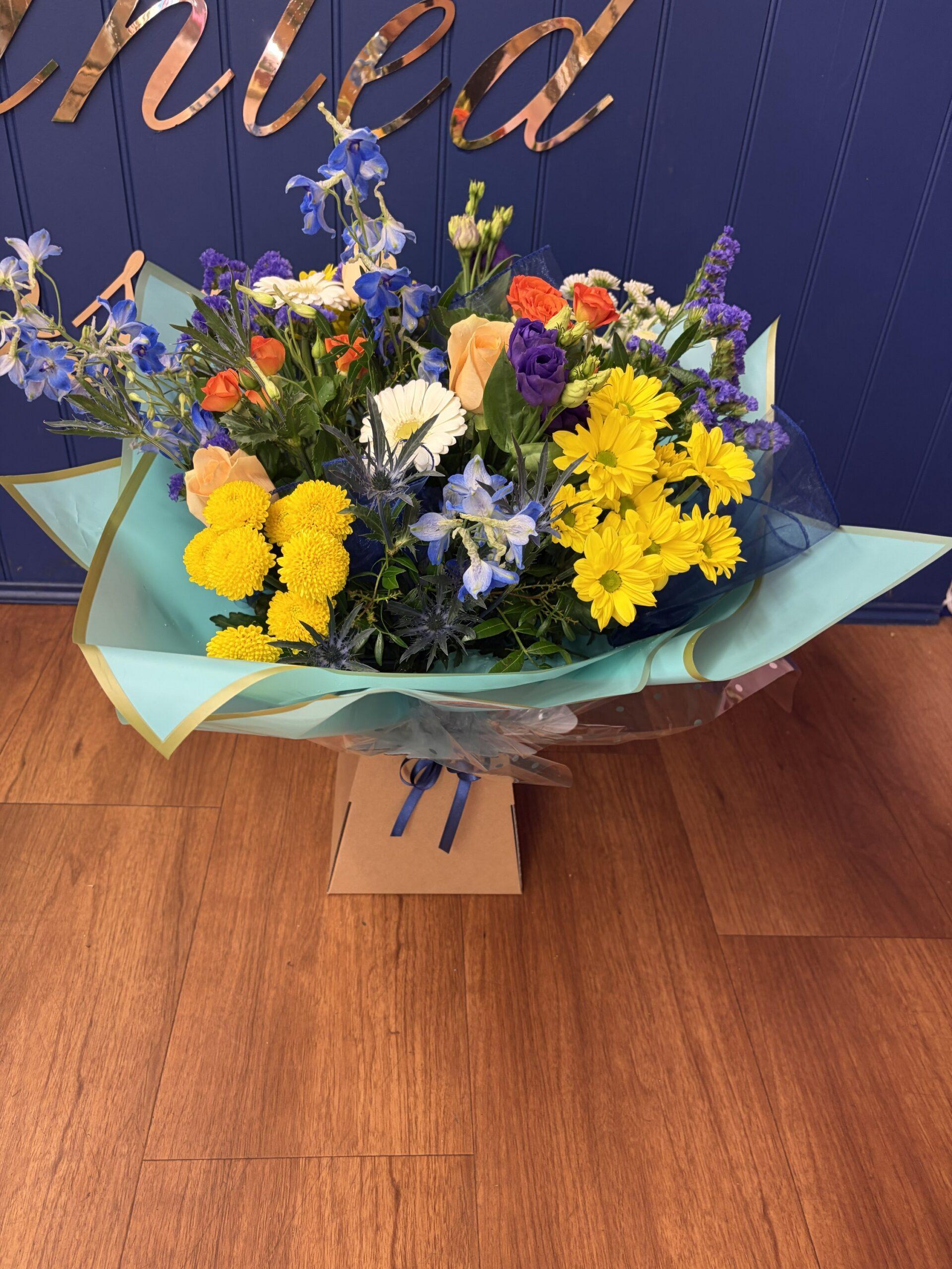Blueberry Mix Flower Bouquet - Image 3