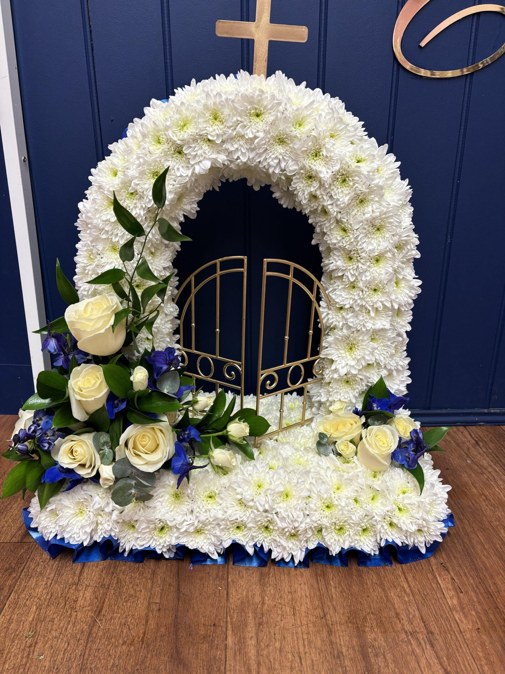 Funeral Flowers-Gates of Heaven Floral Tribute - Image 3