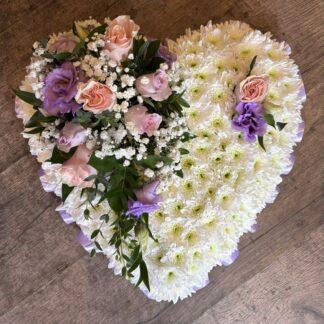Funeral Based Floral Heart Tribute