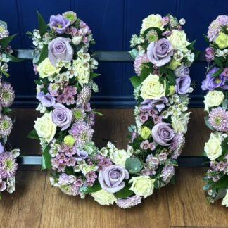 Funeral Letters-  Mixed Flowers