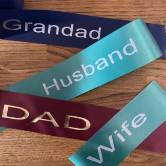 Funeral Personalised  Ribbons