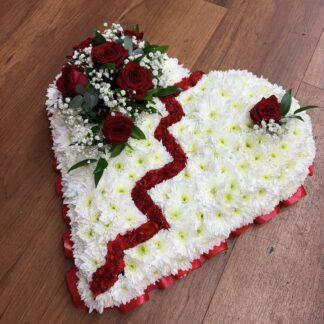 Funeral Broken Heart Design